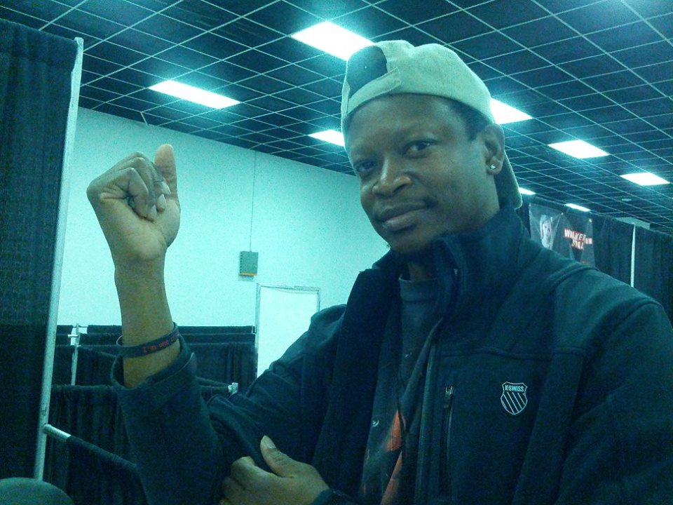 Bob Wearing one of our Wrist bands